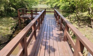 森林環境譲与税、木製デッキ