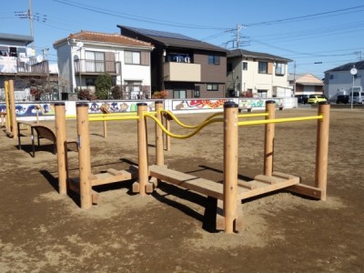 木製健康器具、健康遊具