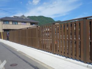 木塀-八坂神社前駐車場（山口県）